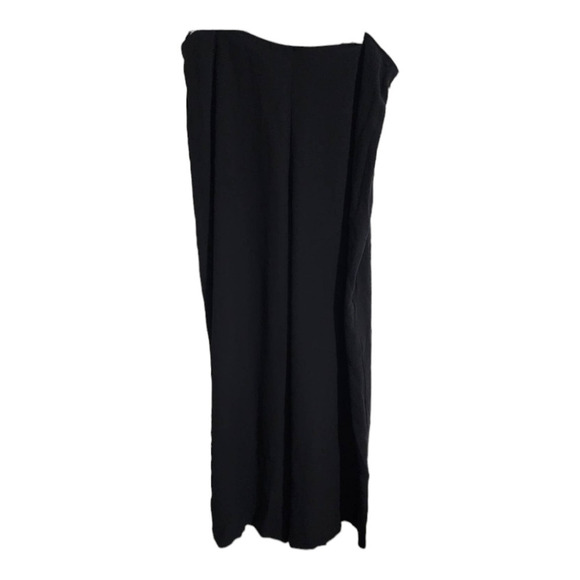 Eileen Fisher cropped zip up wide leg silk pants size medium - Picture 4 of 10